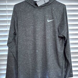 Nike Swim Hoodie Dri Fit UPF 40+ Dark Gray     Men's Size Large